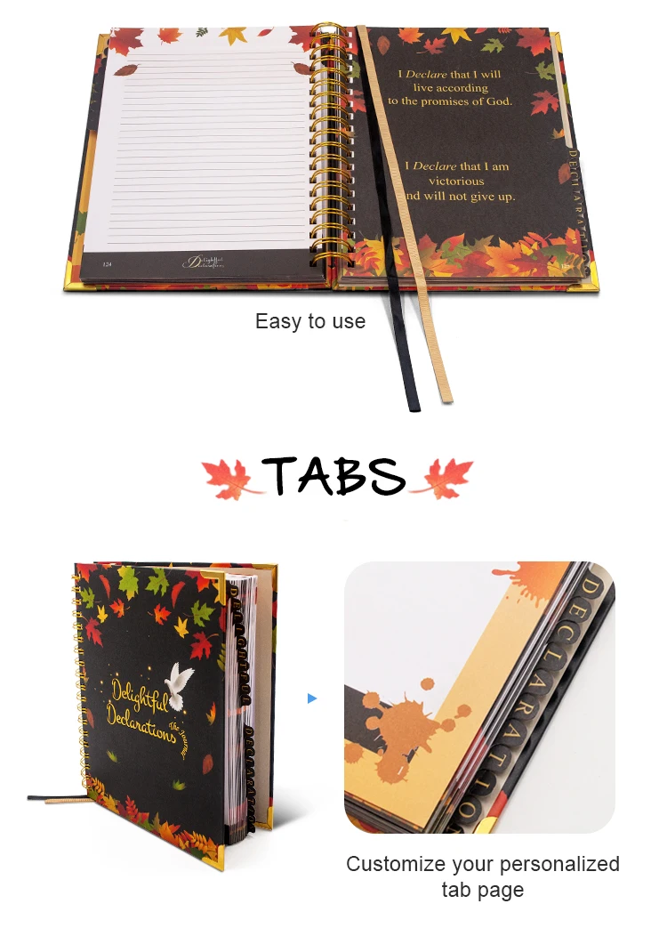 2025 Cuadernos Custom Printing Notebook Self Care Journal YO Binding Daily Weekly Planner Set with Thanks You Cards details