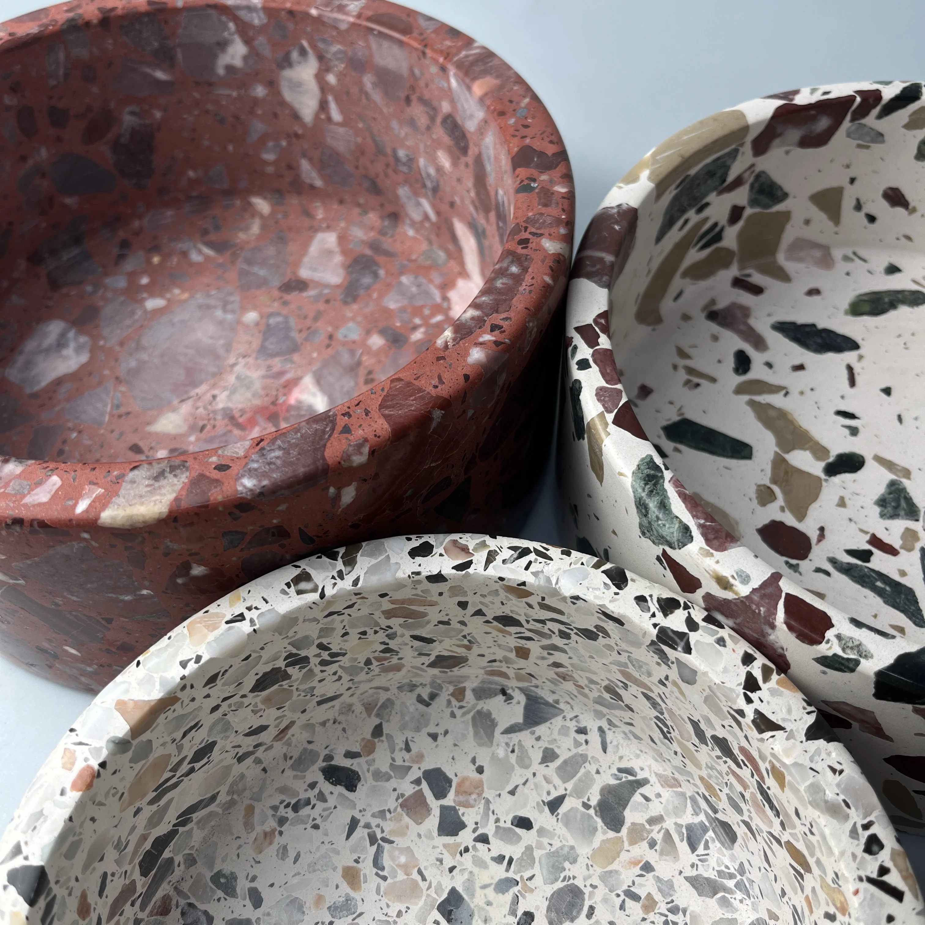 stone pet food bowl