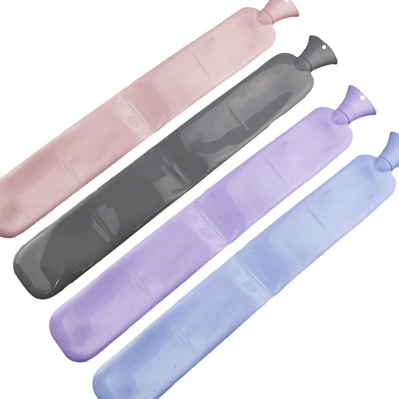 factory directly supply hot selling long hot water bottle pvc home portable hot water bag for winter