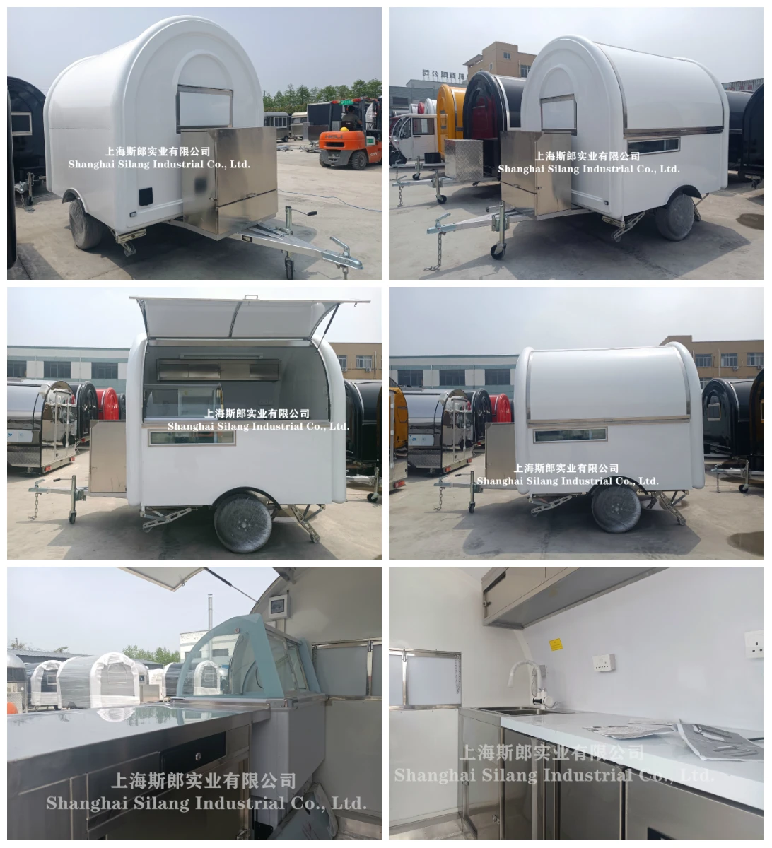 Mobile Food Kiosk Ice Cream Trucks Taco Cart Sweet Corn Shop Small Fast Food Trailer manufacture