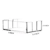Transparent 9-inch wall-mounted tissue box