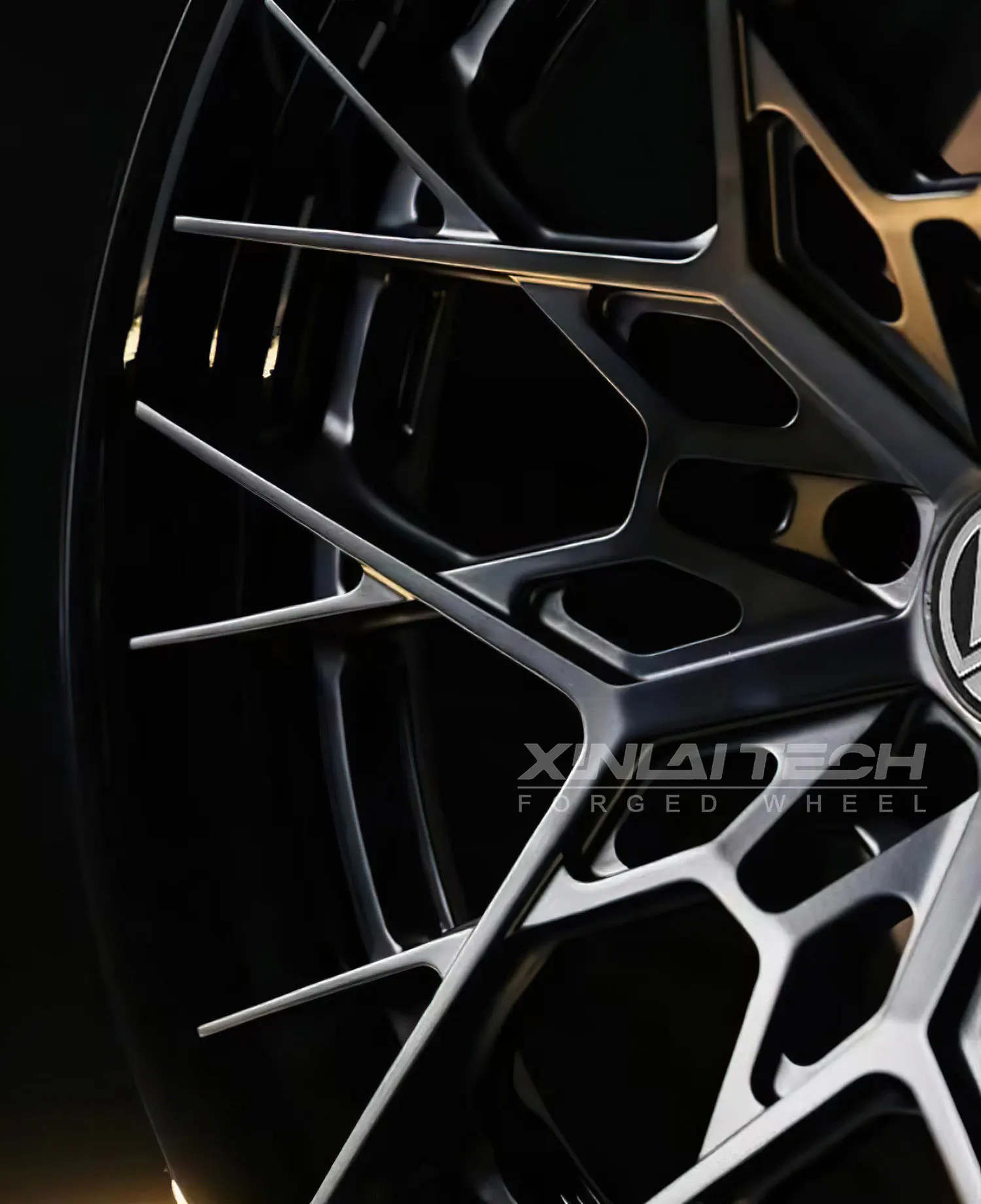 XL Custom Forged Wheels PCD 5x112 5x114.3 5x120 Passenger Car Wheels Integral Gloss Black Car Wheels Rims - Image 2