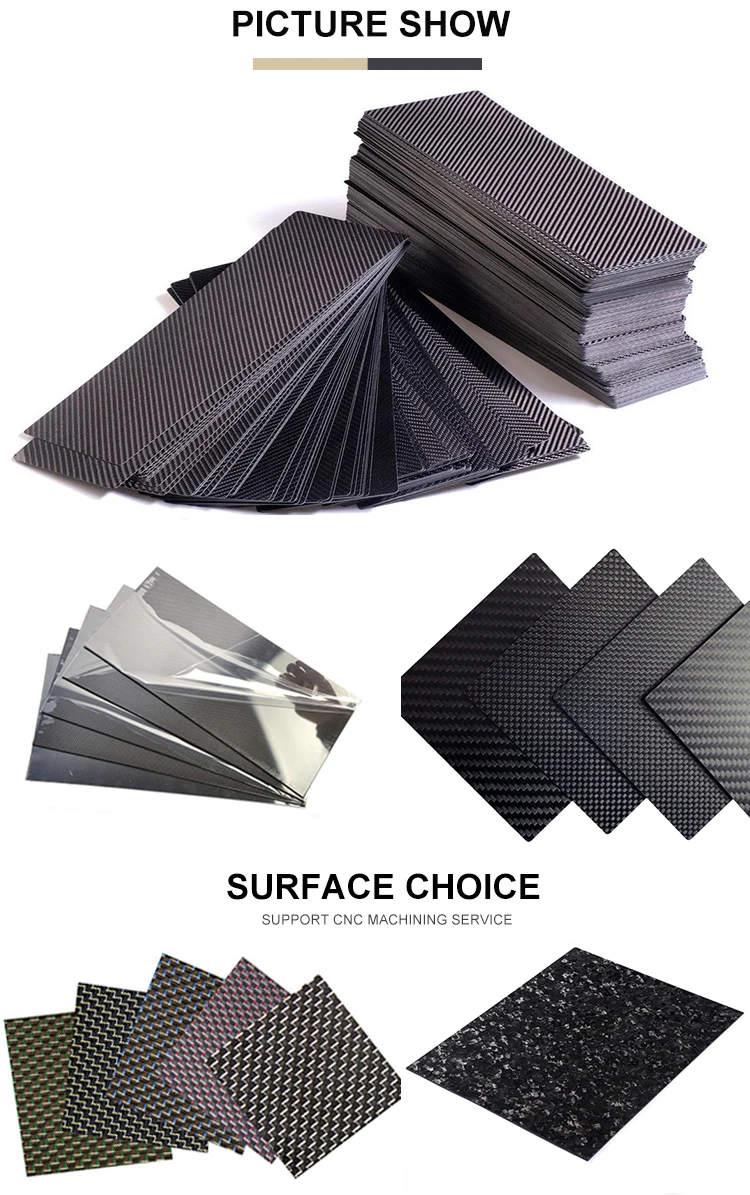 High Temperature Resistance Toray 100 Carbon Fiber 3k Plate/panel