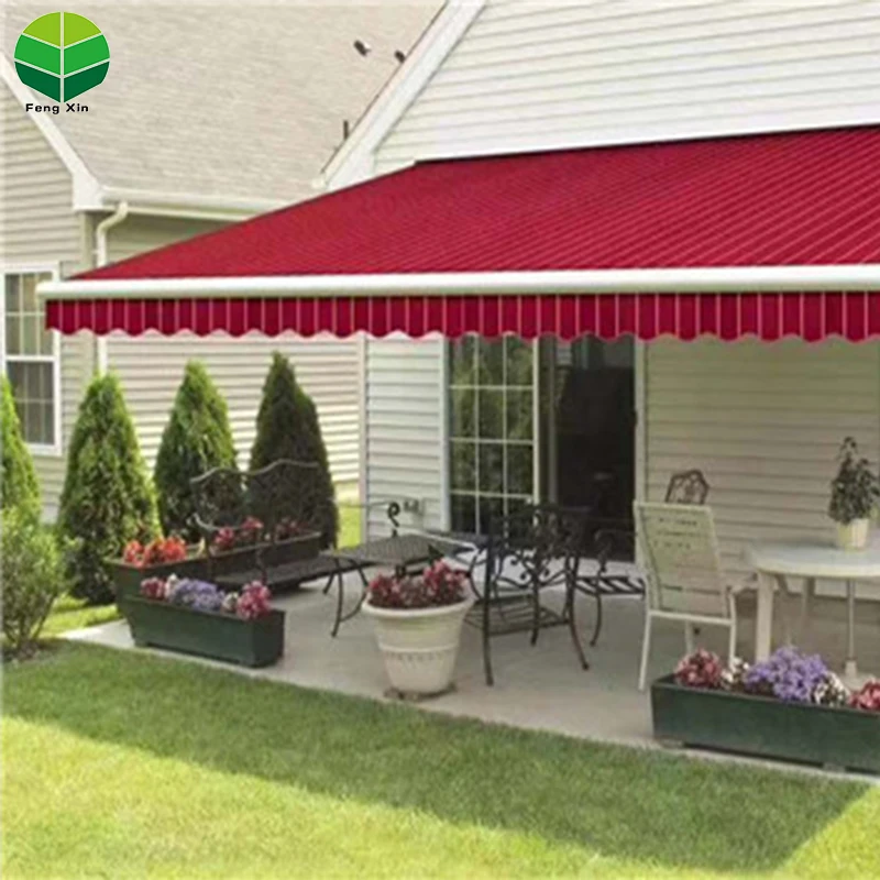 Outdoor Retractable Awning Factory Wholesale Pergola Roof 4x4 Side Electric Sun Awnings