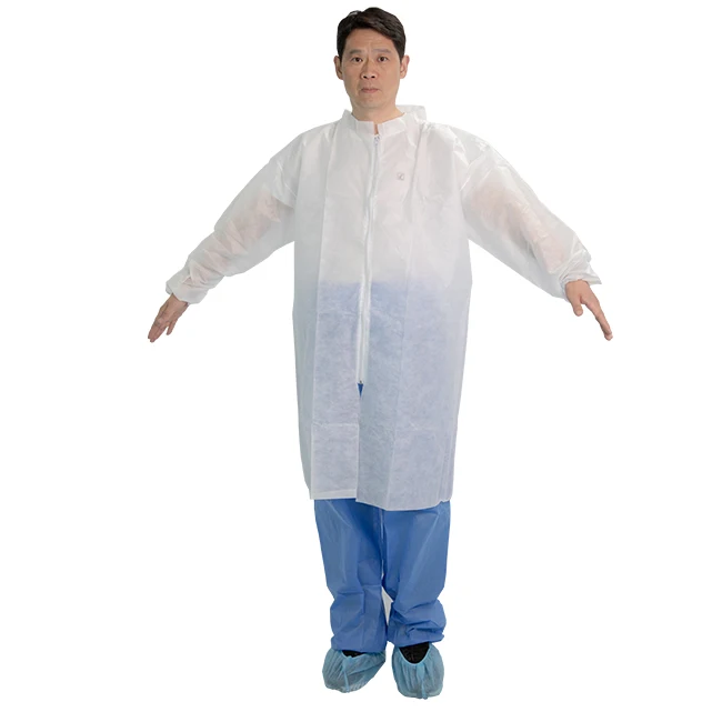 Professional factory medical lab coat  disposable lab coat splash protection