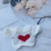 White big heart clothes