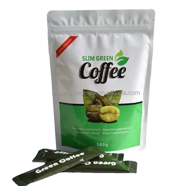 Winstown Factory Manufacturer Slim Green Coffee Bags Diet Detox Coffee  Natural Slimming L-Carnitine Instant Black Coffee