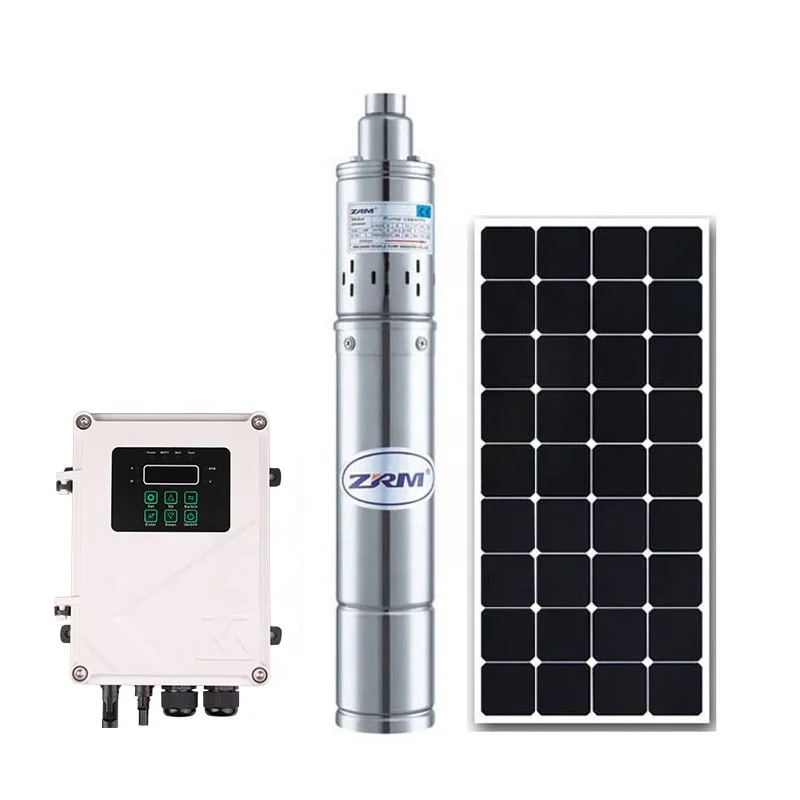 24 В 250 Вт высокого давления из нержавеющей стали постоянного тока Солнечный Погружной глубокий скважинный водяной насос для орошения