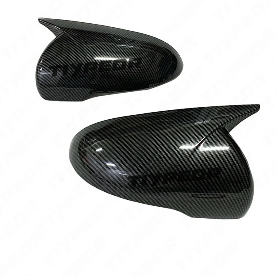 New for Kia Sorento 2016 - 2019 Carbon Fiber No Light Gap Rear View Mirror Cover Trim Tiypeor Exterior Accessories Body Kits