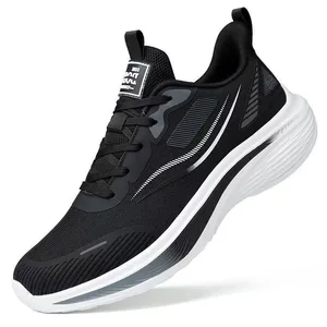 New Men's Summer Mesh Breathable Running Shoes with Shock Absorption and Casual Running Shoes