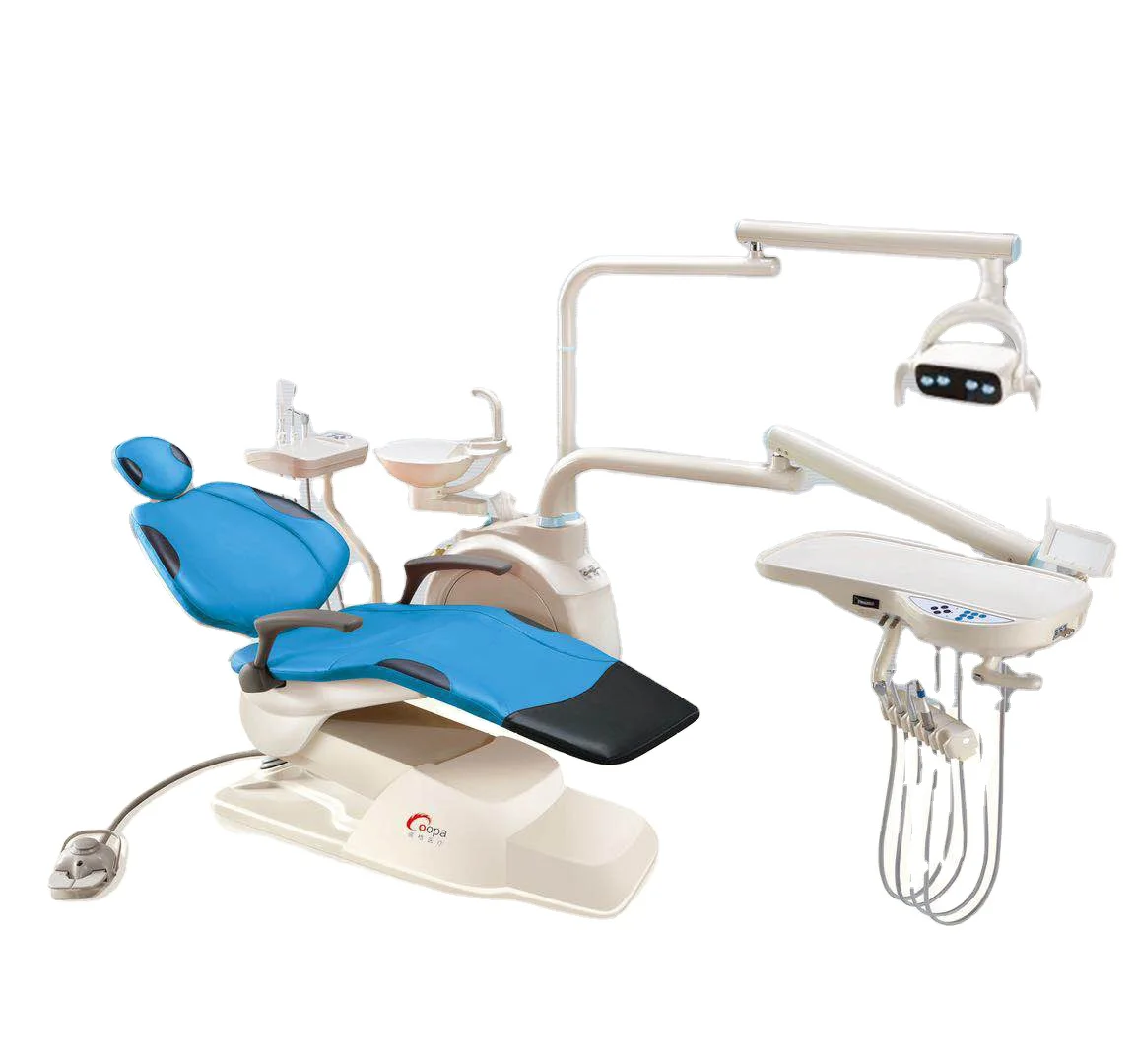 Hot sale dental chair with strong weak suction filter LED light dental lab clinic with dentist chair Best Price