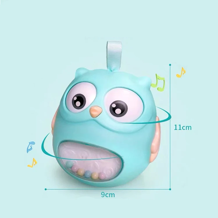 Пластиковая игрушечная кукла с погремушкой в виде