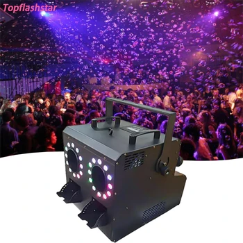 24PCS RGBW 4in1 led 900W Fog Bubble Machine Remote DMX Smoke Bubble Machine For Wedding Party Stage