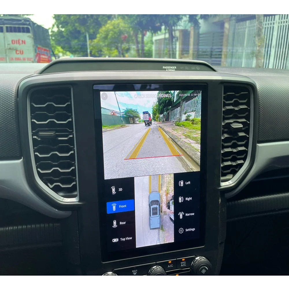 HD 3D LVDS 360 Around View Car Panoramic Camera for Ford Ranger Everest  2019-2023 Dynamic Trajectory Touch Screen Car Mode