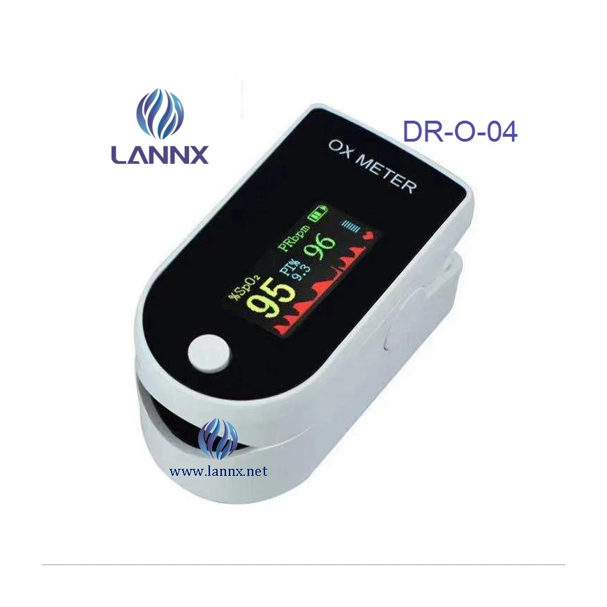 LANNX DR-O-04 Fingertip Oxmetros Blood Oxygen Monitar Oxymetr Human Animal Use Handheld Oxy Meter Instant Read Pulse Oksimetre