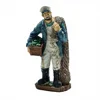 Sailor resin figure back fishing net