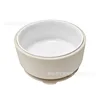 Off-white ceramic round bowl