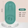 Light luxury green skipping rope mat (130 x 61 x 8mm)