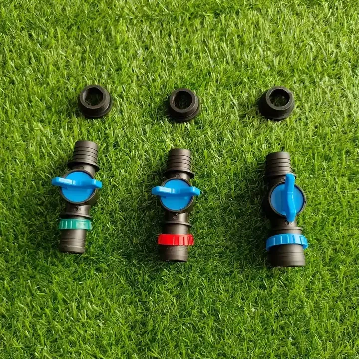 Irrigation Fitting Hard Pipe Bypass Vale Micro-spraying Layflat Hose HDPE Valve for High-flow Agriculture Irrigation System