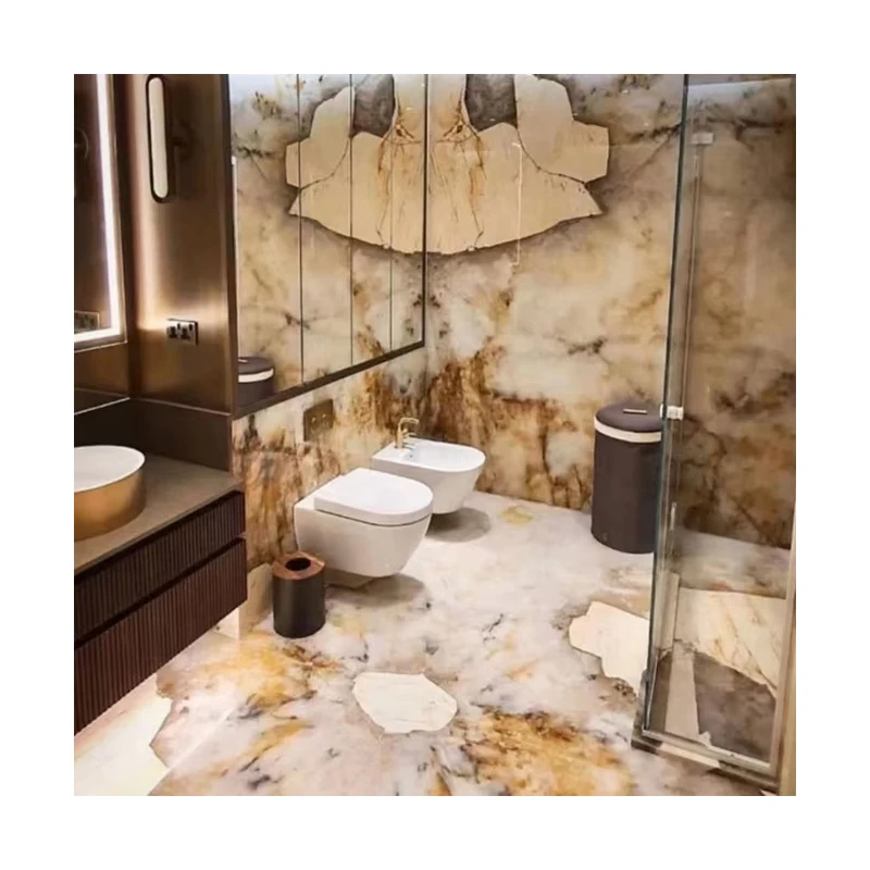 Op maat te maken Braziliaanse Patagonia grote kristal Alpinus-kwartsiet voor eettafels, koffietafels, aanrechtbladen en woondecoratie