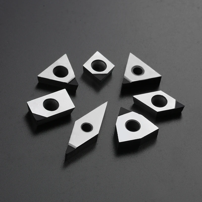 High Quality CNMG120404 PCD Diamond Inserts Tungsten Carbide Turning Inserts CVD for Aluminum Processing OEM Customizable manufacture
