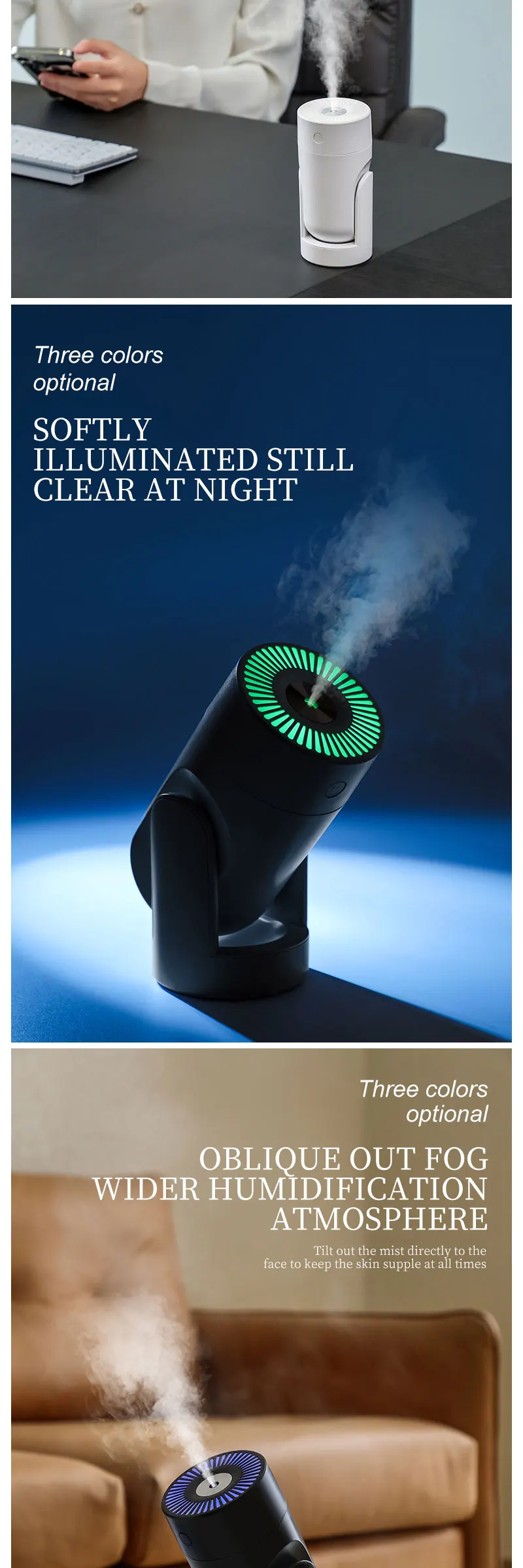 Hot Sale Bedroom Humidifier Hotel Nightlight Car Portable Usb Mini Air