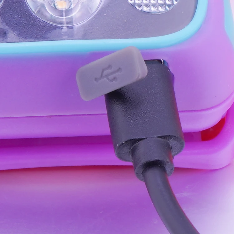 Налобный фонарь DAINING 2022 года, светодиодный водонепроницаемый фонарь IPX4 с usb, 4 режима, налобный фонарь с красным обогревом