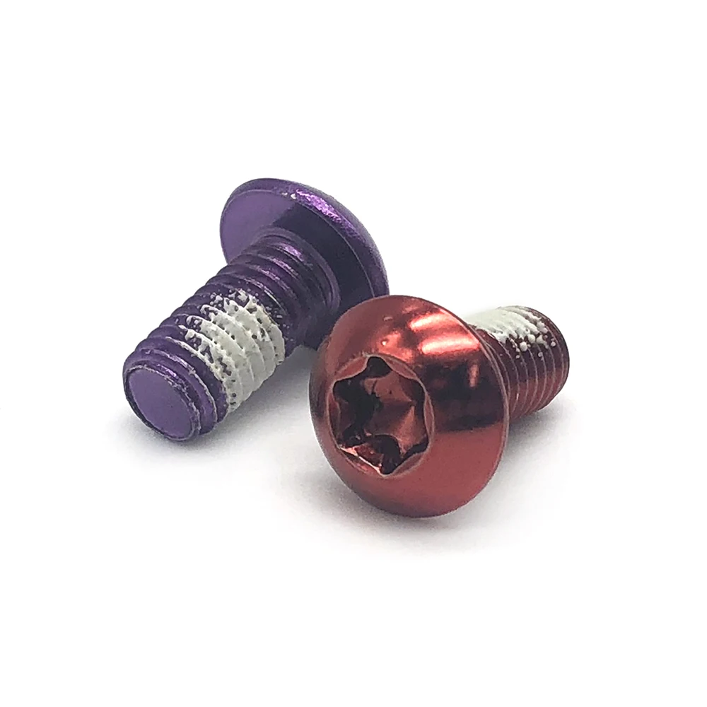 China Wholesale Cnc Custom Gr5 Button Head Torx Titanium Screw M14 M3x10 1mm M8 M6 M4 M2 M3 Metal Mtb Bicycle Titanium Screws