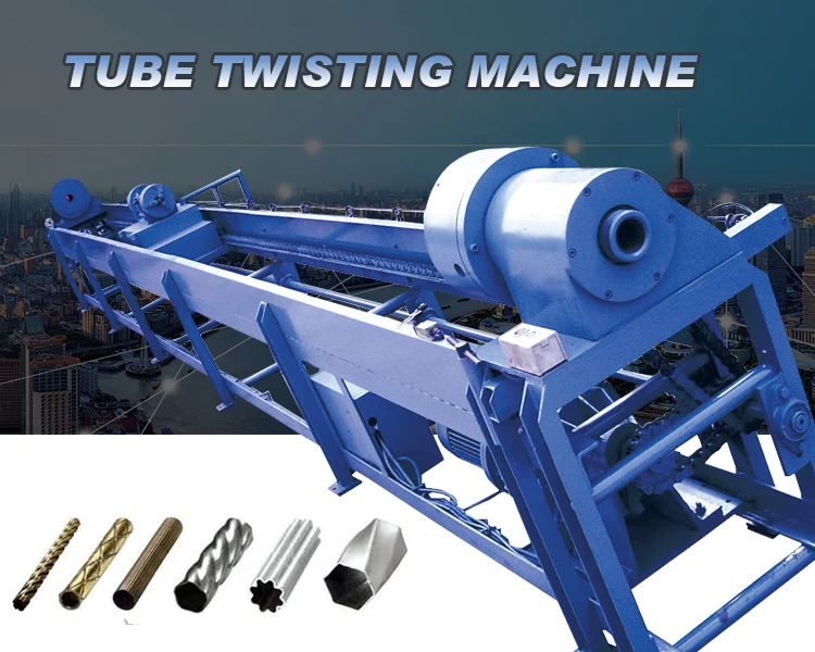 Fully Automatic Stainless Steel Decorative Gold Pipe Twisting Machine factory