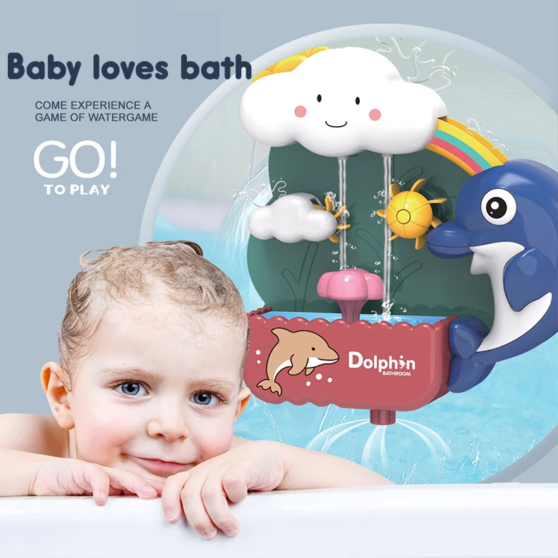 Baby Bath Toys Spray Water Track Play Set Plastic Accessories Buy