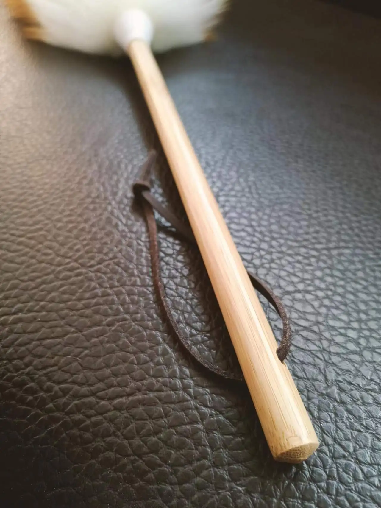 Пыльник из натуральной овечьей шерсти с удлинительной ручкой для коммерческой уборки или