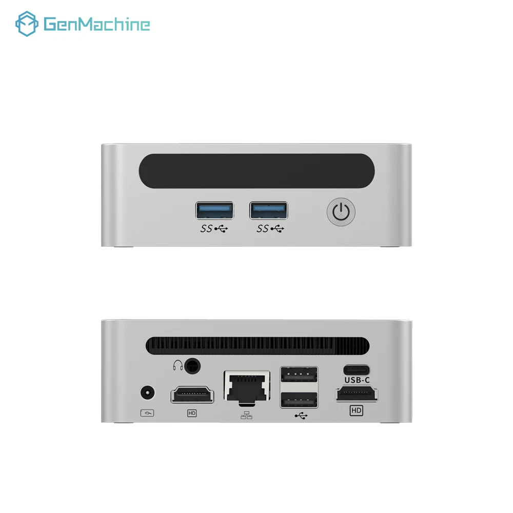 Genmachine Mini PC with AMD Ryzen 7 4700U - Win 11 Gaming