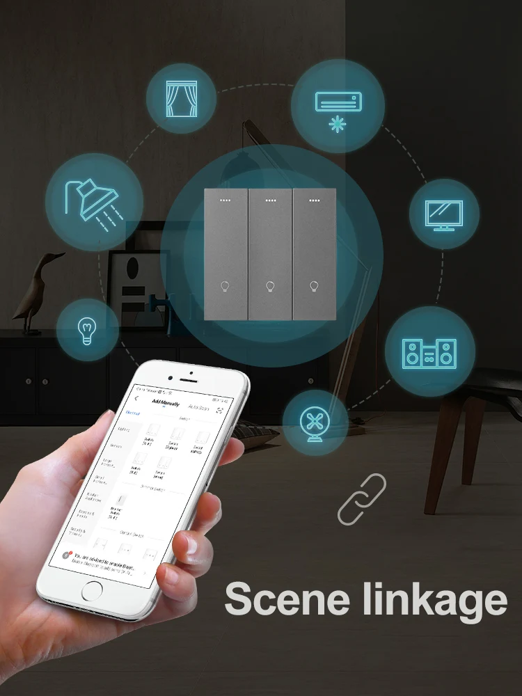 Smart Life Newest Timing Control 3 Gang Zigbee 3.0 Smart Light Switch 2