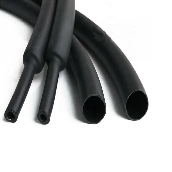 3X High shrinkage Clear Dual Wall Semi-Flexible Wear resisting Waterproof Oil Resistant Heat Shrink Tube