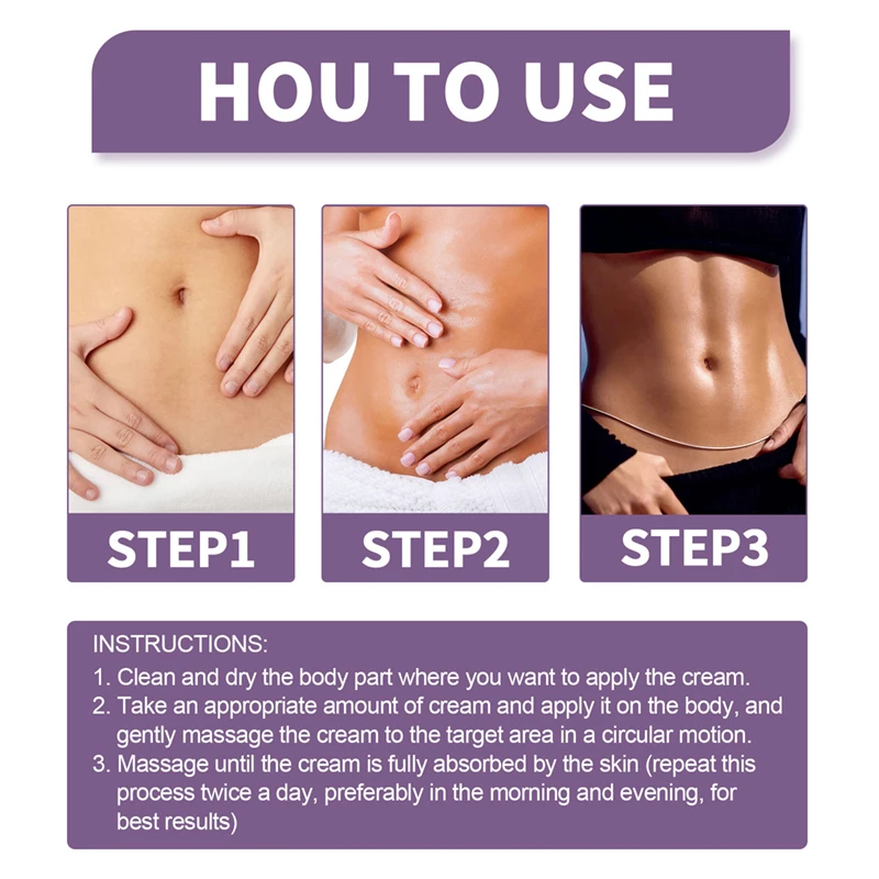purple leaves slimming body cream effective weight loss not easy to rebound body cream hot slimming cream fat burn