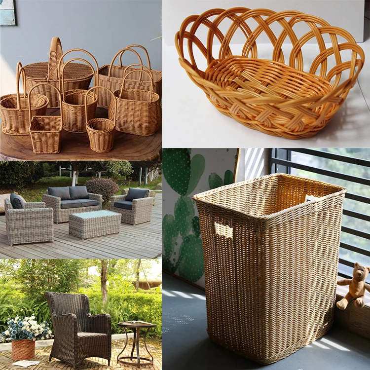 High Quality Touch Screen Control PP PE PVC Plastic Rattan Extruder Machine Synthetic Rattan Wicker Making Machine
