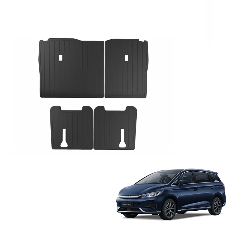 7 Seater Back Seat Mat for BYD M6 Accessories Emax7 TPE Rubber Waterproof Seat Back Cover Cushion Pad Interior Accessory