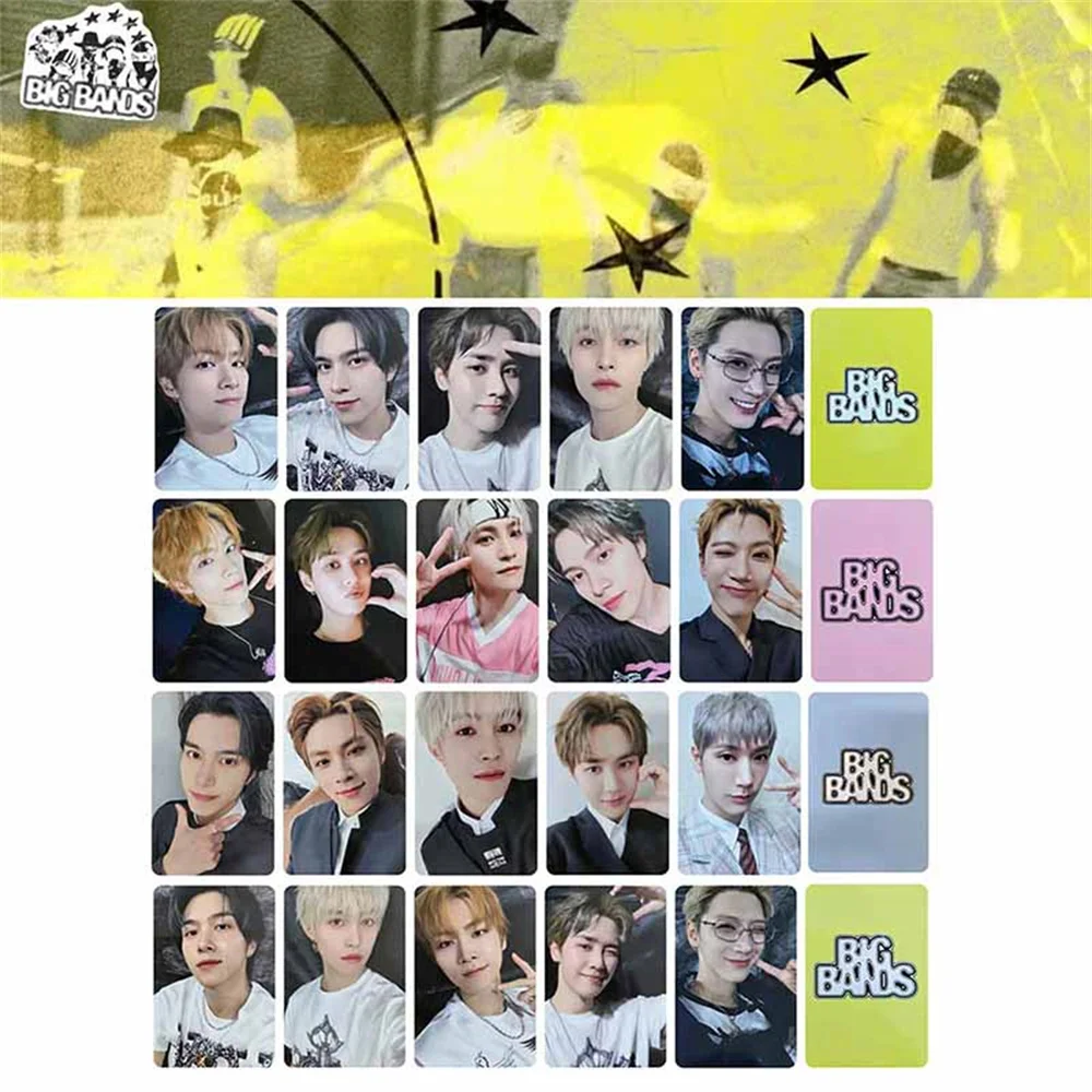 5Pcs/Set KPOP WayV BIG BANDS Album EL WM MS Ver Selfie Cards