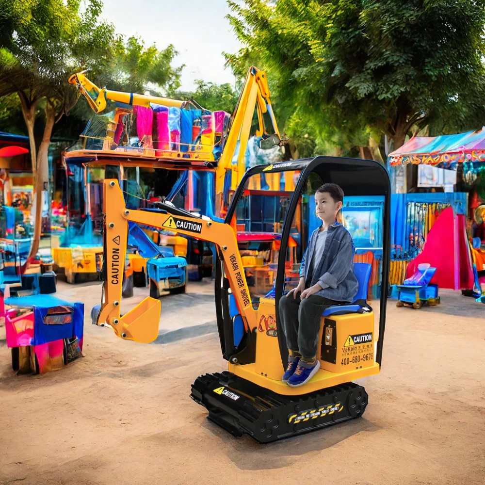 Factory Price Game Coins Sandbox Digging Machine Children Toy Excavators for Amusement