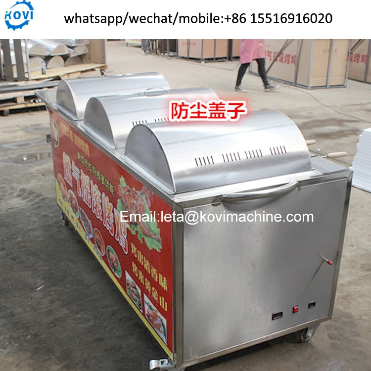 Gas Chicken Roasting Machine Charcoal Bbq Grills Chicken wings Grill Machine