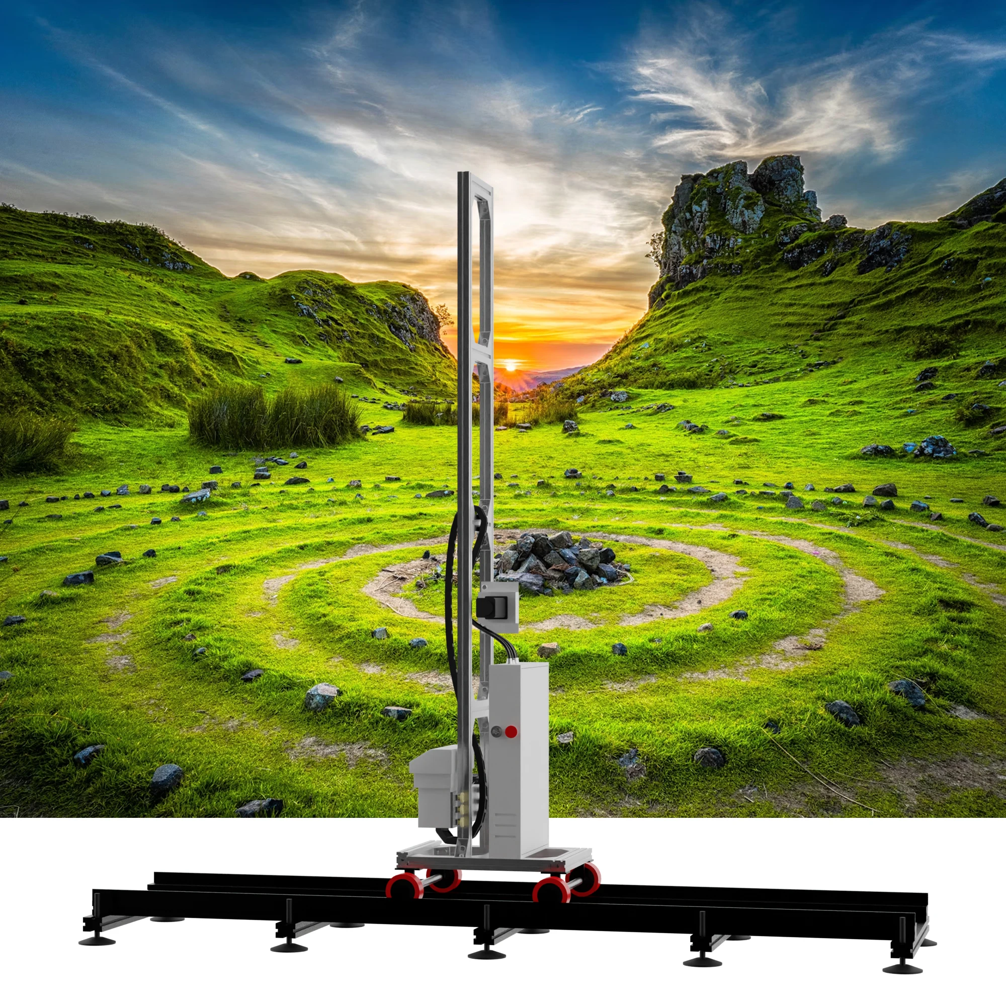 2024 New Model 3D UV Direct Inkjet Wall Printer  Print Head for Glass Wood Ceramic Metal Uv Wall Painting Machines