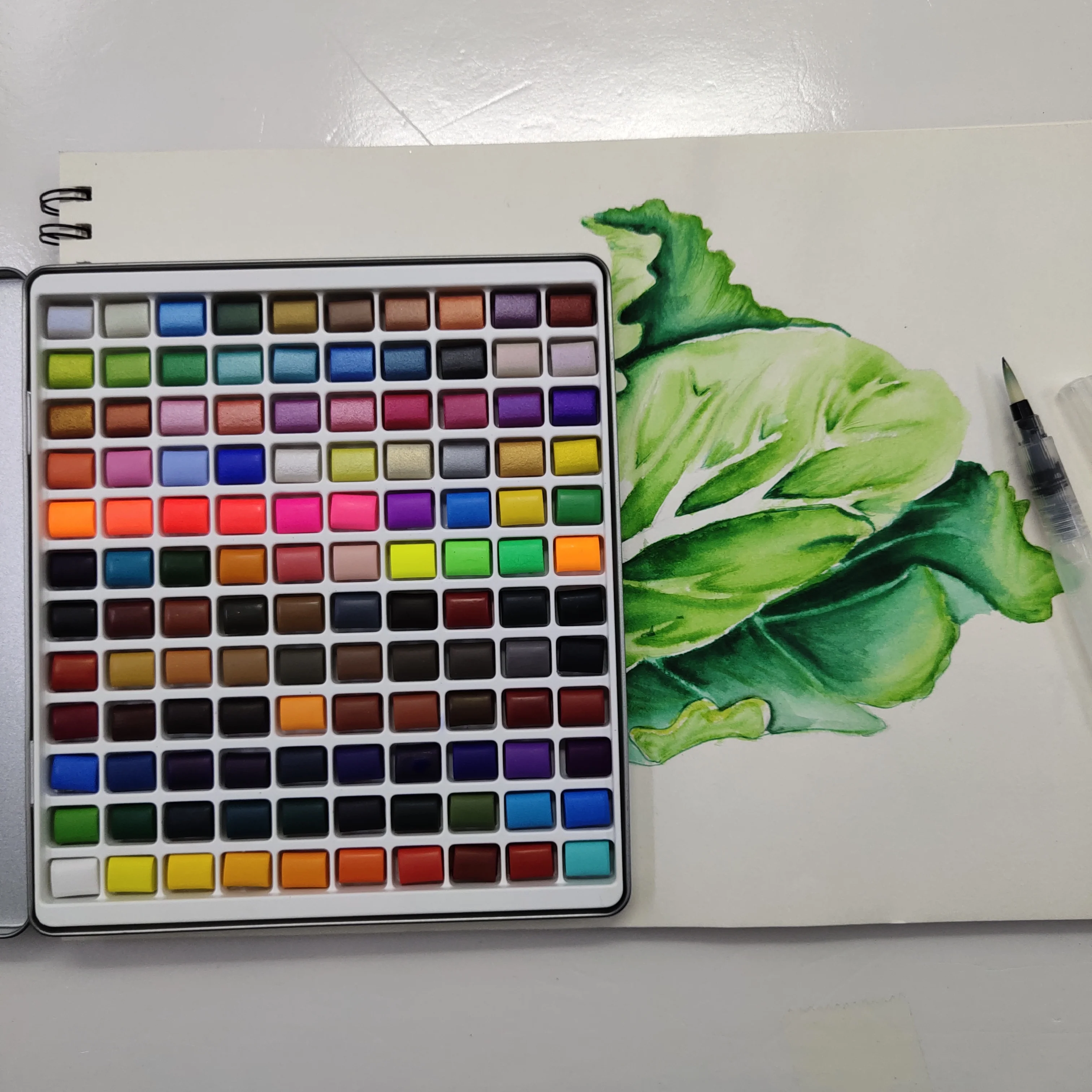 Индивидуальная Акварельная краска 120 набор акварельных красок для художников