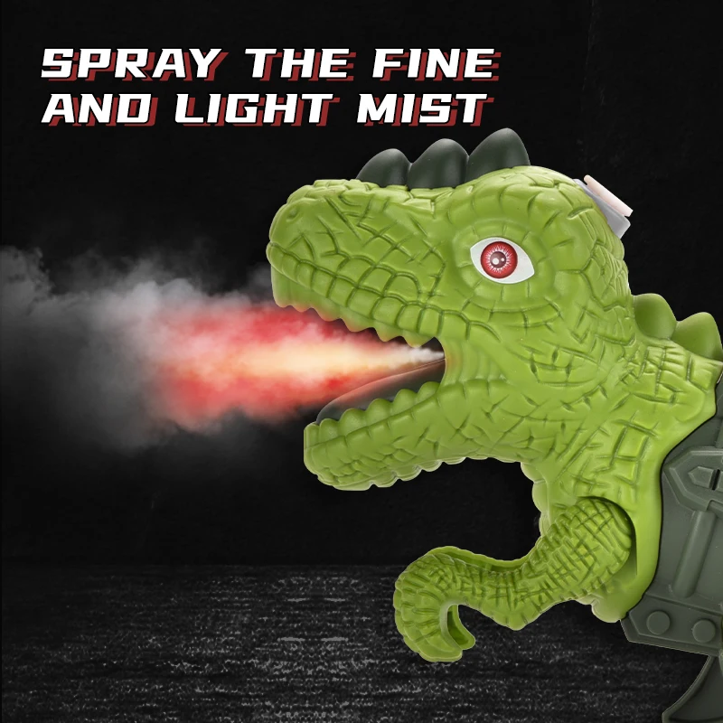 New Hot Alcohol Spray Guns Outdoor Game Kids Upgrade Lighting Electric Toy Dinosaur Spray Mini Water Gun for Children