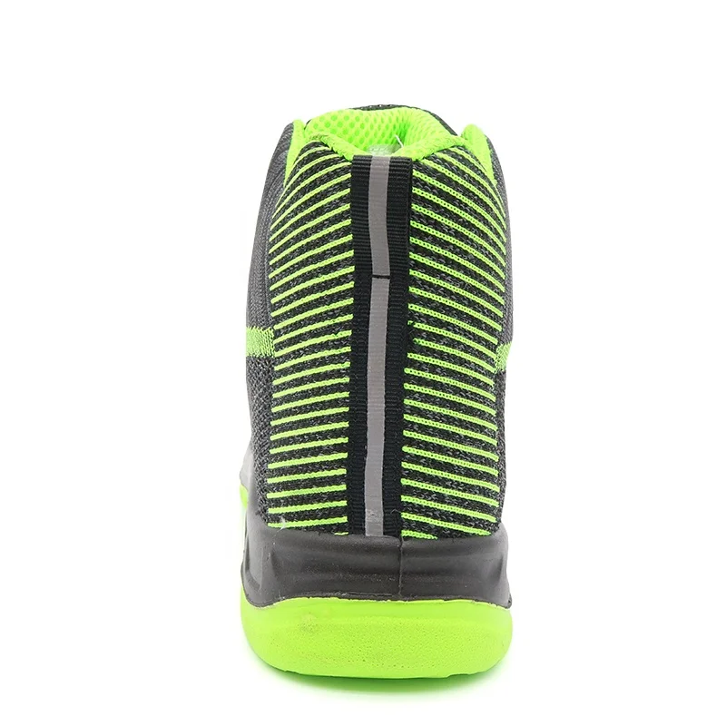 Green Anti Slip Oil Acid Resistance Function Shoes Puncture Proof Sport