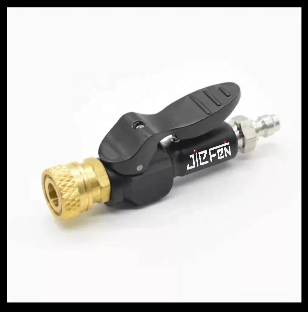 DAZZLEEX Adaptateur de charge pour station de remplissage, adaptateur de charge PCP vers adaptateur 5/8 300 bar (2 # avec raccord mâle de 8 mm DAZZLEEX Adaptateur de charge pour station de remplissage, adaptateur de charge PCP vers adaptateur 5/8 300 bar (2 # avec raccord mâle de 8 mm