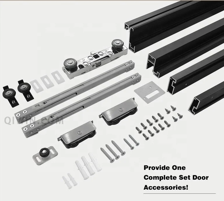 Ghost Door Hardware Kits Invisible Sliding Door System Glass Sliding Interior Door