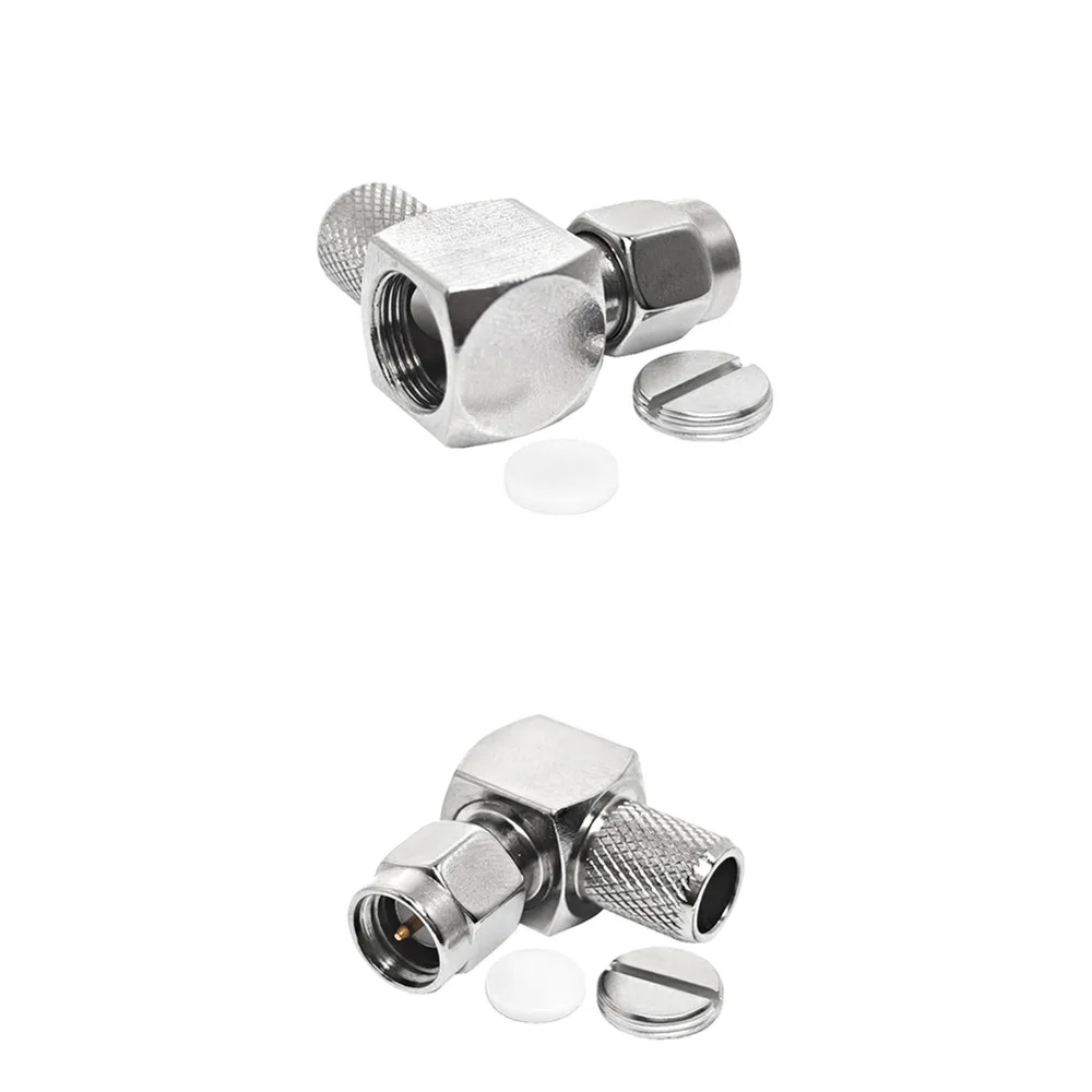 RF Applications SMA Male Plug  RF Connector Crimp for LMR300 5DFB RF Coaxial Connectors Converter Connector