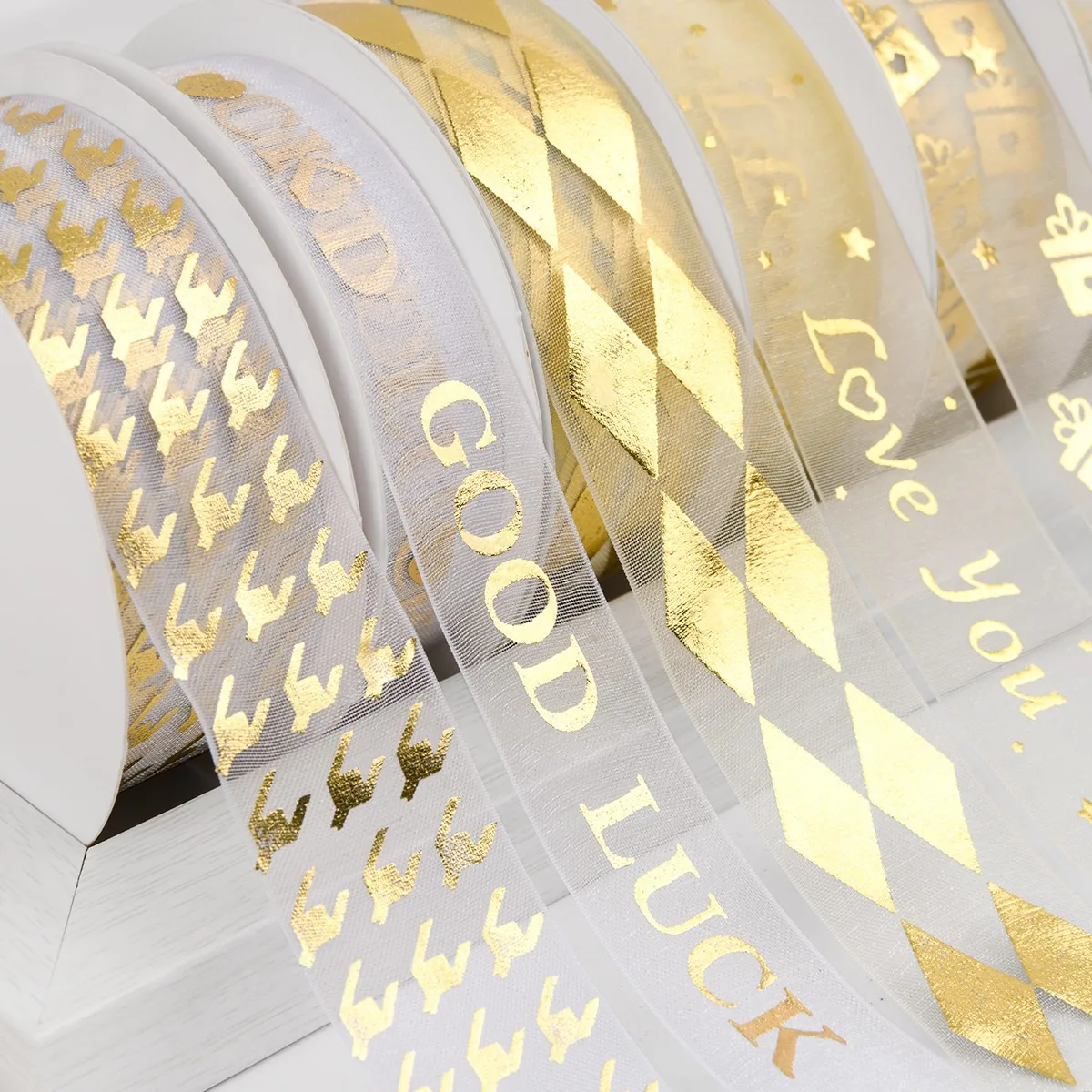 Оптовая продажа индивидуальные красочные атласные подарочные ленты с принтом логотипа Цветочная атласная корсажная лента декоративная