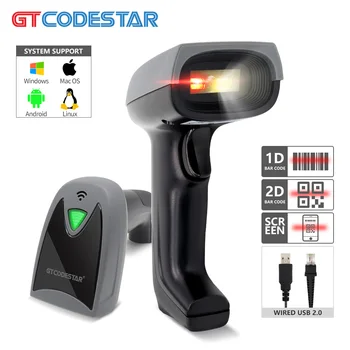 X-760E Mobile Payment QR Bar Code Reader Wired USB Portable Handheld 1D 2D QRcode Barcode Scanner for android tablet