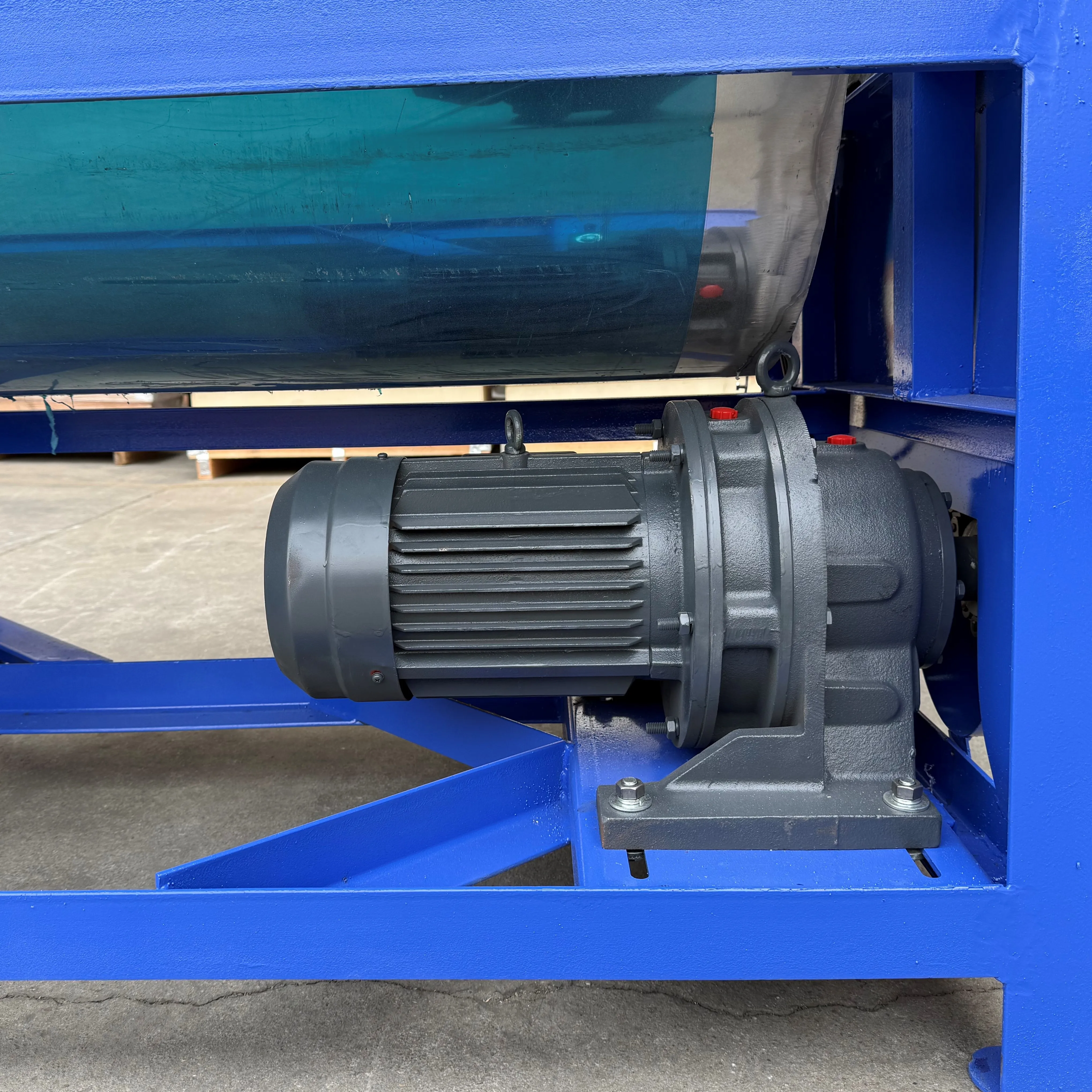 High Mixing Capacity Stainless Steel Horizontal Paddle Mixer Blender Machine Plastic Material Color Mixer